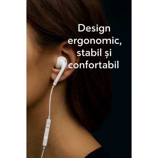 Ακουστικά BECVER με μικρόφωνο, EarPods (Lightning Connector)