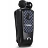 F Plus In-ear Bluetooth Handsfree Ακουστικό Πέτο Μαύρο