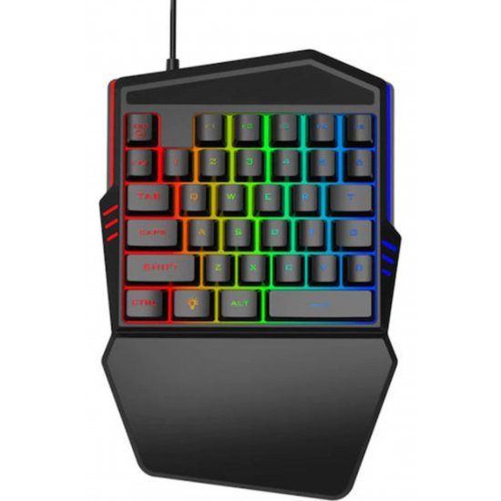 Πληκτρολόγιο παιχνιδιών Q-JP60 με φωτισμό RGB (Αγγλικά Η.Π.Α.) Πληκτρολόγιο παιχνιδιών Q-JP60 με φωτισμό RGB (Αγγλικά Η.Π.Α.)
