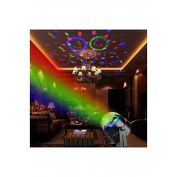 Ρυθμική λάμπα LED, με τηλεχειριστήριο, RGB, 3W, Ντίσκο μπάλα Ρυθμική λάμπα LED, με τηλεχειριστήριο, RGB, 3W, Ντίσκο μπάλα