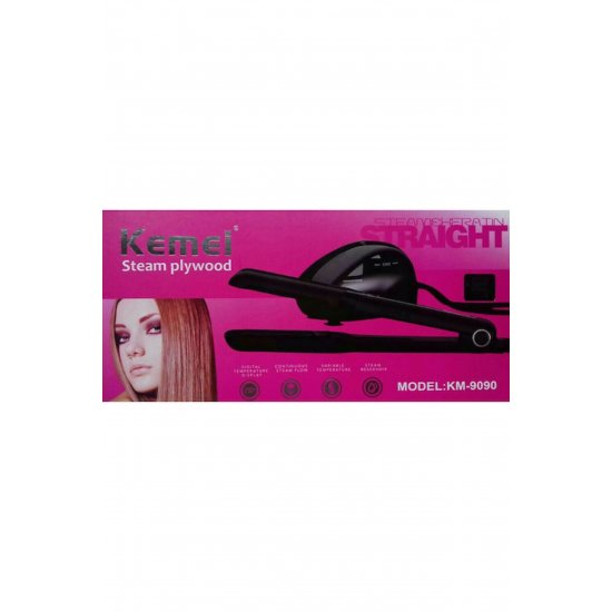 KM-9090 Ισιωτικό μαλλιών με ατμό