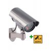 Fake Bullet Surveillance Camera Ασημί