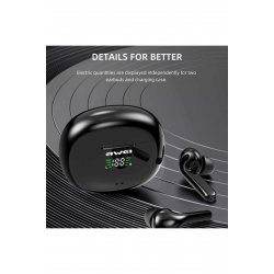 Ακουστικά ανοιχτής ακρόασης Bluetooth T15P με Μαύρη θήκη φόρτισης