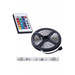 Αδιάβροχη λωρίδα LED 12V RGBW 5m SMD3014 Τύπος με Τροφοδοτικό & Τηλεχειριστήριο