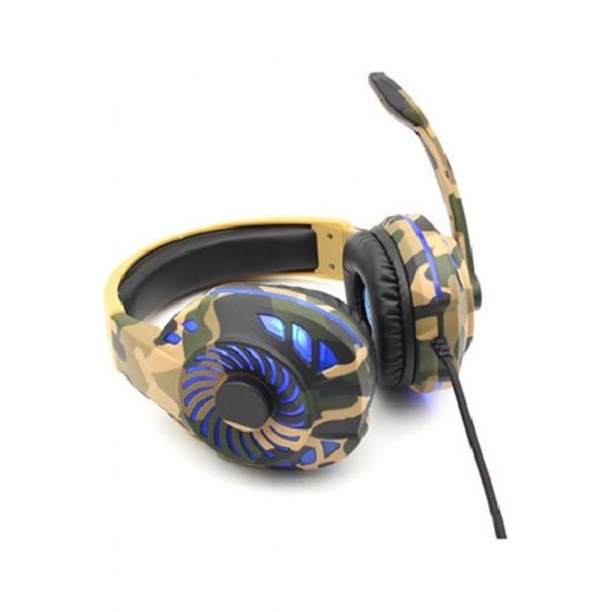 G305 Over Ear Gaming Headset με Σύνδεση 2x3,5mm / USB Brown