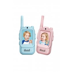 Σετ 2 Walkie-Talkies για Παιδιά, Flippy, Pink and Blue, Κείμενο στα Αγγλικά