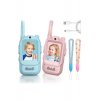 Σετ 2 Walkie-Talkies για Παιδιά, Flippy, Pink and Blue, Κείμενο στα Αγγλικά