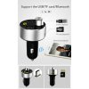 Πομπός αυτοκινήτου FM EA-15 με Bluetooth / Ασημί USB