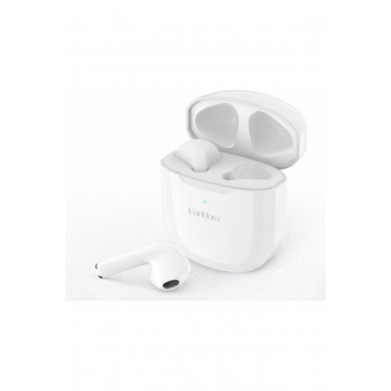 EZRA TWS20 Earbud Bluetooth Handsfree Ακουστικά με θήκη φόρτισης Λευκή
