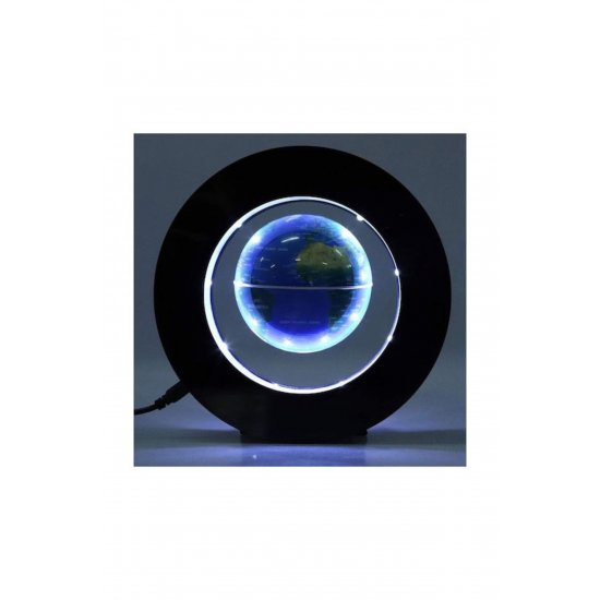 Floating Illuminated World Globe with Diameter 18.2cm and Height 18.1cm Γήινη