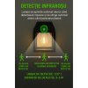 Σετ 6 ηλιακών λαμπτήρων | Σχέδιο φαναριού, αισθητήρας κίνησης, ζεστό φως, 18W