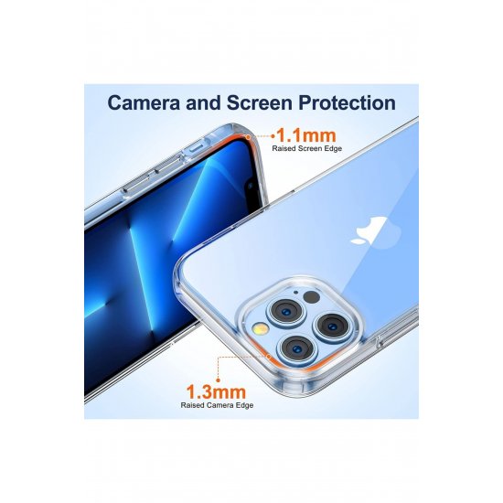 Προστατευτική θήκη συμβατή με Apple iPhone 13 Pro TPU Transparent