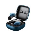 TWS-33 Earbud Bluetooth Handsfree ακουστικά με μπλε θήκη φόρτισης