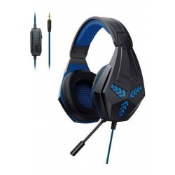 M204 Over Ear Gaming Headset με σύνδεση 3,5mm Μπλε