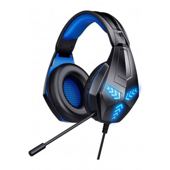 M204 Over Ear Gaming Headset με σύνδεση 3,5mm Μπλε
