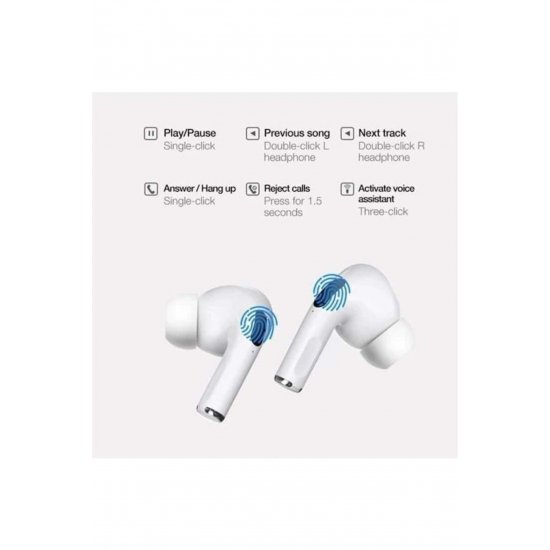 Ακουστικά Bluetooth Handsfree X4 με θήκη φόρτισης Λευκή
