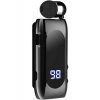 K55 Ακουστικό Bluetooth Handsfree για το αυτί Μαύρο
