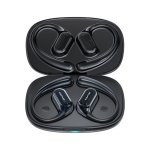Ακουστικά ανοιχτού αυτιού Bluetooth Handsfree TZ8 με Μαύρη θήκη φόρτισης
