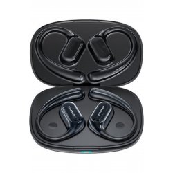 Ακουστικά ανοιχτού αυτιού Bluetooth Handsfree TZ8 με Μαύρη θήκη φόρτισης