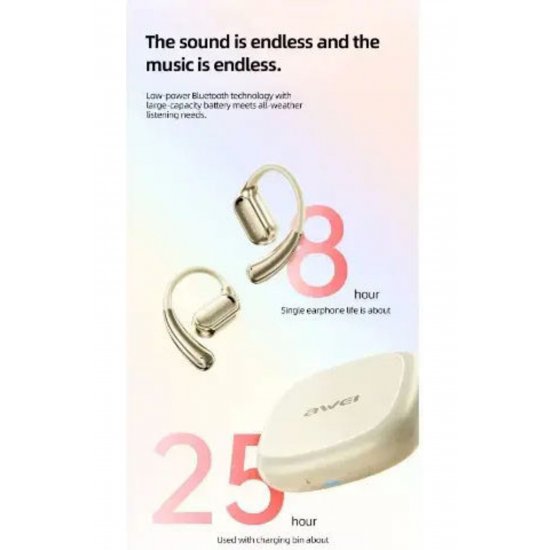 Ακουστικά ανοιχτού αυτιού Bluetooth Handsfree TZ8 με Μαύρη θήκη φόρτισης Ακουστικά ανοιχτού αυτιού Bluetooth Handsfree TZ8 με Μαύρη θήκη φόρτισης