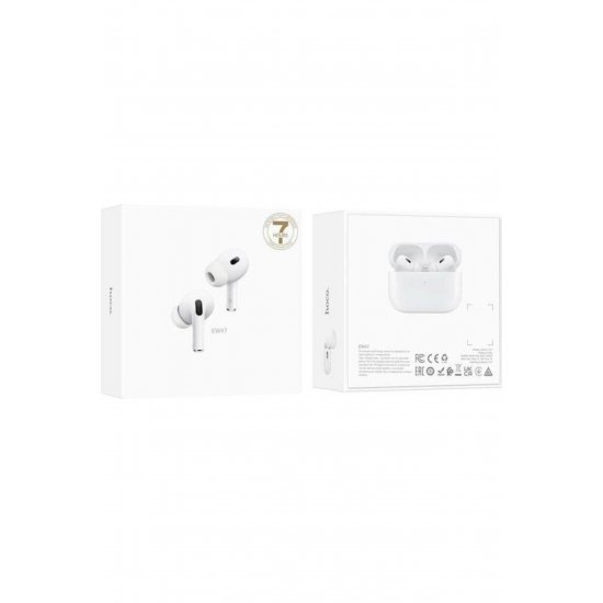 Hoco EW47 Earbud Bluetooth Handsfree ακουστικά με θήκη φόρτισης Λευκή