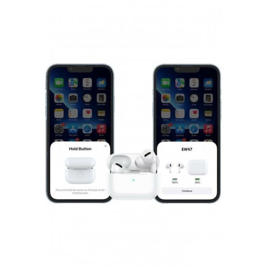 Hoco EW47 Earbud Bluetooth Handsfree ακουστικά με θήκη φόρτισης Λευκή