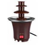 Σιντριβάνι καφέ σοκολάτα με 3 Flats Mini Fondue 65W 14,5x14,5x21,5cm