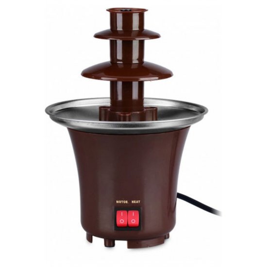 Σιντριβάνι καφέ σοκολάτα με 3 Flats Mini Fondue 65W 14,5x14,5x21,5cm