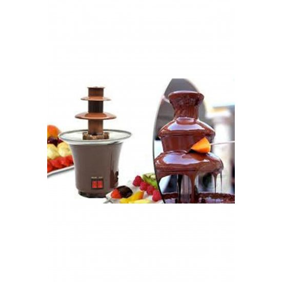 Σιντριβάνι καφέ σοκολάτα με 3 Flats Mini Fondue 65W 14,5x14,5x21,5cm
