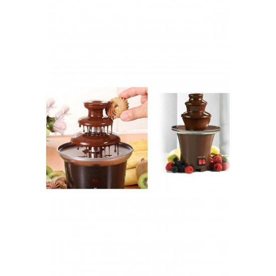 Σιντριβάνι καφέ σοκολάτα με 3 Flats Mini Fondue 65W 14,5x14,5x21,5cm