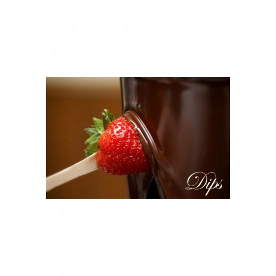 Σιντριβάνι καφέ σοκολάτα με 3 Flats Mini Fondue 65W 14,5x14,5x21,5cm