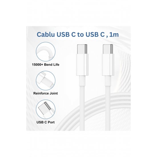 Φορτιστής 35W Adaptive Charge PD, USB-C, 5V/3A, 9V/3A, 12V/2.92A, 1m καλώδιο Συμπεριλαμβάνεται