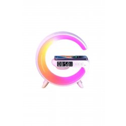 Ηχείο Bluetooth με ασύρματη φόρτιση, ασύρματος φορτιστής τηλεφώνου, λάμπα LED, RGB