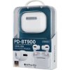 Ακουστικά handsfree Bluetooth PD-BT900 με θήκη φόρτισης Λευκή