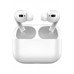 Ακουστικά Bluetooth Handsfree in-ear i20 TWS Air Pro με λευκή θήκη φόρτισης