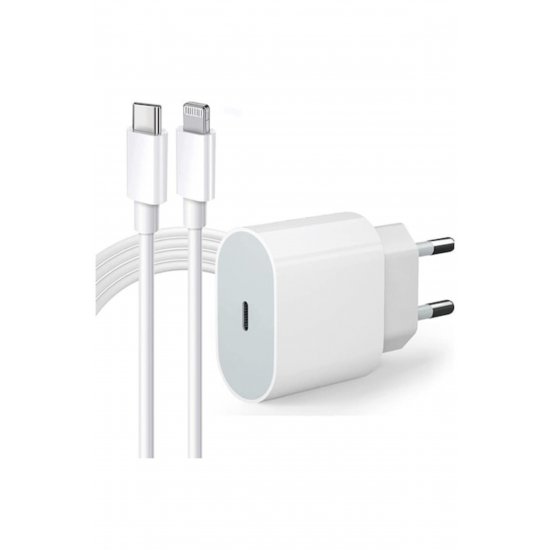 Φορτιστής γρήγορης φόρτισης 18W με καλώδιο USB-C σε Lightning 1m για iPhone