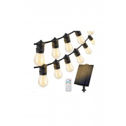 Ολοκληρωμένο κιτ String Lights 10m με 10 Λαμπτήρες, Διασυνδεδεμένο, Θερμό Φως