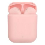 TWS i13 Earbud Bluetooth Handsfree ακουστικά με θήκη φόρτισης ροζ