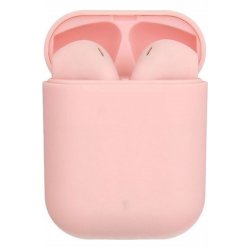 TWS i13 Earbud Bluetooth Handsfree ακουστικά με θήκη φόρτισης ροζ