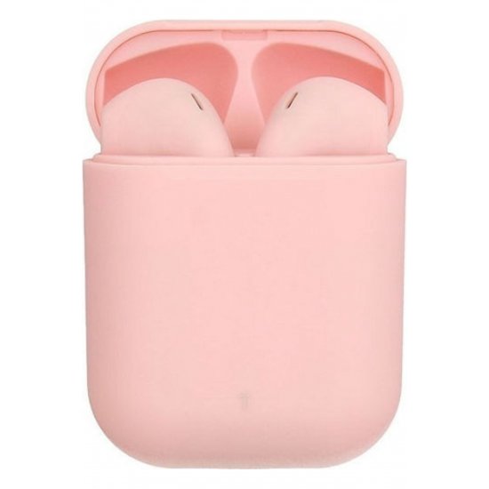 TWS i13 Earbud Bluetooth Handsfree ακουστικά με θήκη φόρτισης ροζ