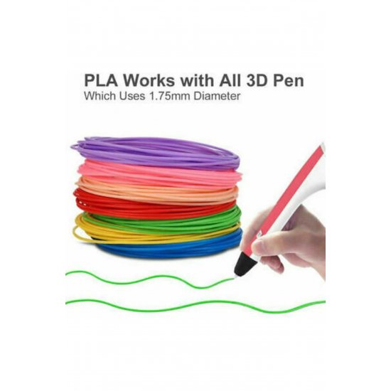 PLA 3D Printer Filament Multicolour 10pcs Refill Κωδικός: 03002PLA50CL