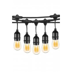 Solar Γιρλάντα φωτισμού with ηλιακό πάνελ, IP65, 10 Bulbs, 10 m