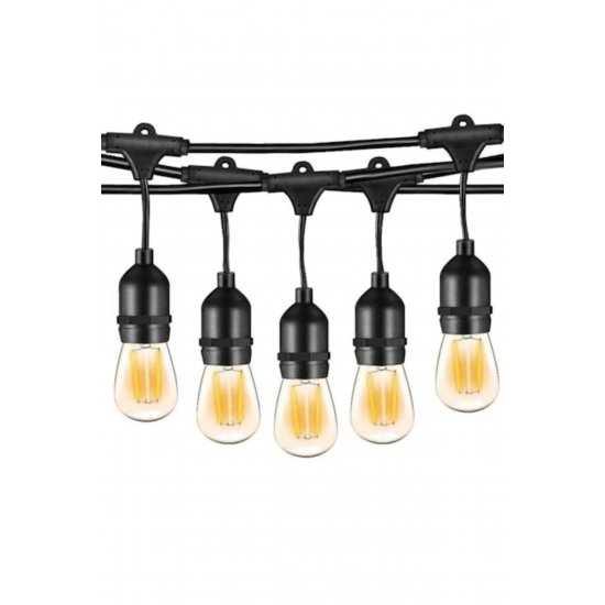 Solar Γιρλάντα φωτισμού with ηλιακό πάνελ, IP65, 10 Bulbs, 10 m