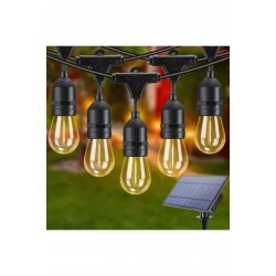 Solar Γιρλάντα φωτισμού with ηλιακό πάνελ, IP65, 10 Bulbs, 10 m