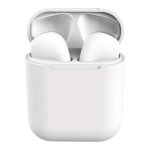 inPods 12 Earbud Bluetooth Handsfree ακουστικά με αντίσταση στον ιδρώτα και θήκη φόρτισης Λευκό