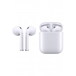 inPods 12 Earbud Bluetooth Handsfree ακουστικά με αντίσταση στον ιδρώτα και θήκη φόρτισης Λευκό