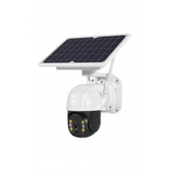 Ηλιακή κάμερα CCTV 4G, 5MP Full HD, 365-Day Uptime, Αδιάβροχη (Λευκό)
