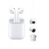 Ακουστικά handsfree Bluetooth i17 TWS με λευκή θήκη φόρτισης