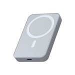 Ασύρματη εξωτερική μπαταρία MagSafe MS1 Pro 5000 mAh, 20W, Για iPhone και Android, Μαγνητική, Λευκή