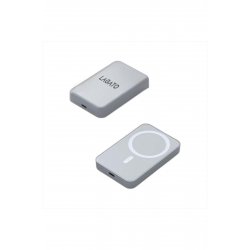 Ασύρματη εξωτερική μπαταρία MagSafe MS1 Pro 5000 mAh, 20W, Για iPhone και Android, Μαγνητική, Λευκή